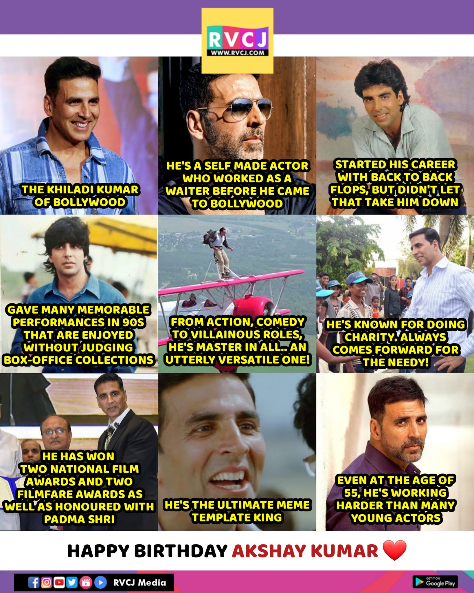 Happy Birthday Akshay Kumar!    