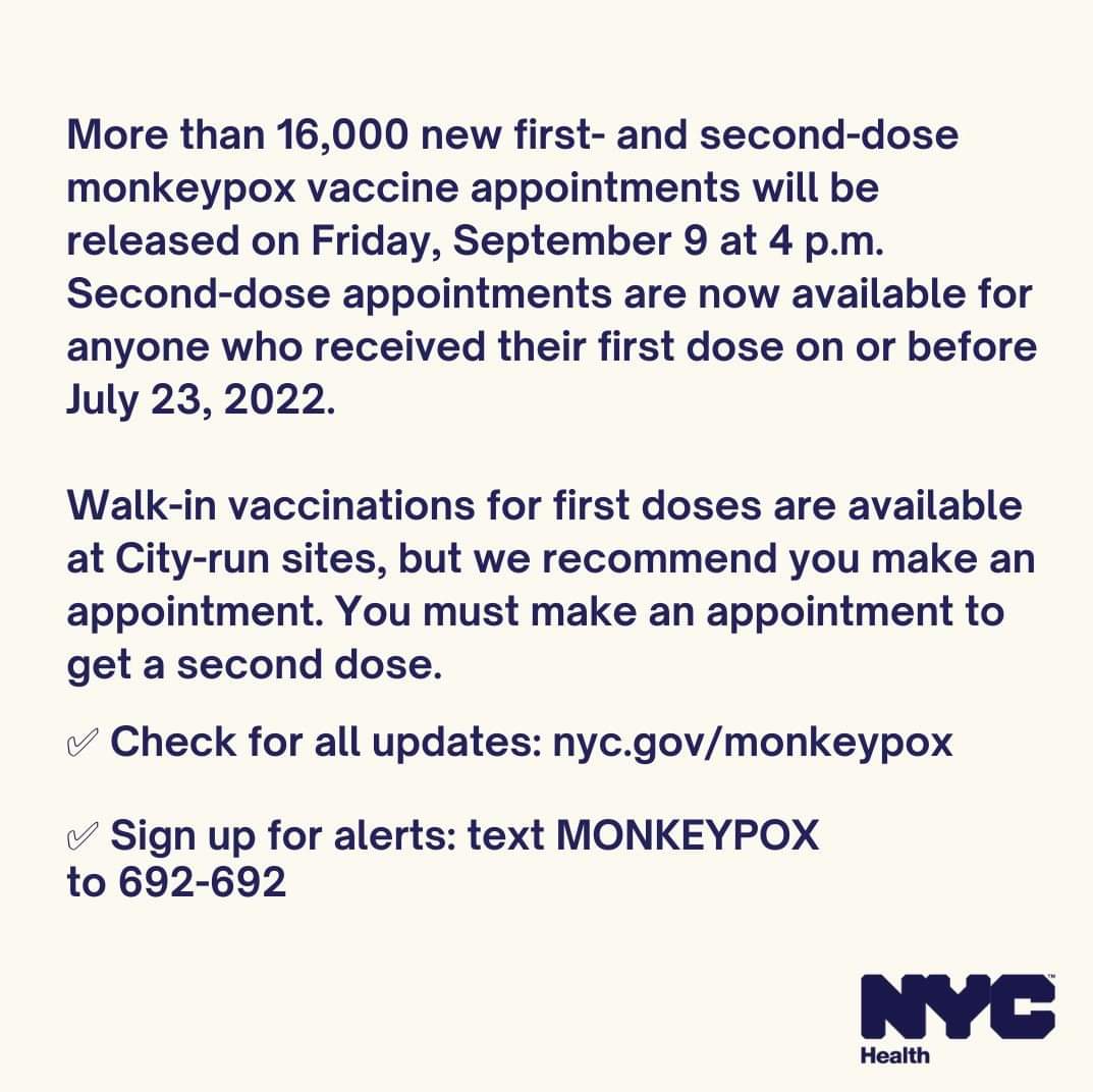 ScreamQueenz's tweet photo. The latest info on #monkeypoxnyc #monkeypox #monkeypoxvac https://t.co/rLrVg3dY9m