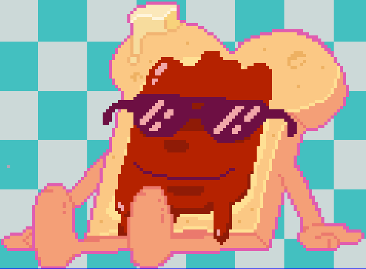 MOONATIC_GAME's tweet photo. The Big Friendly Toast Giant
#PixelArt #GameDev #MOONATIC https://t.co/znOl1L9NoC