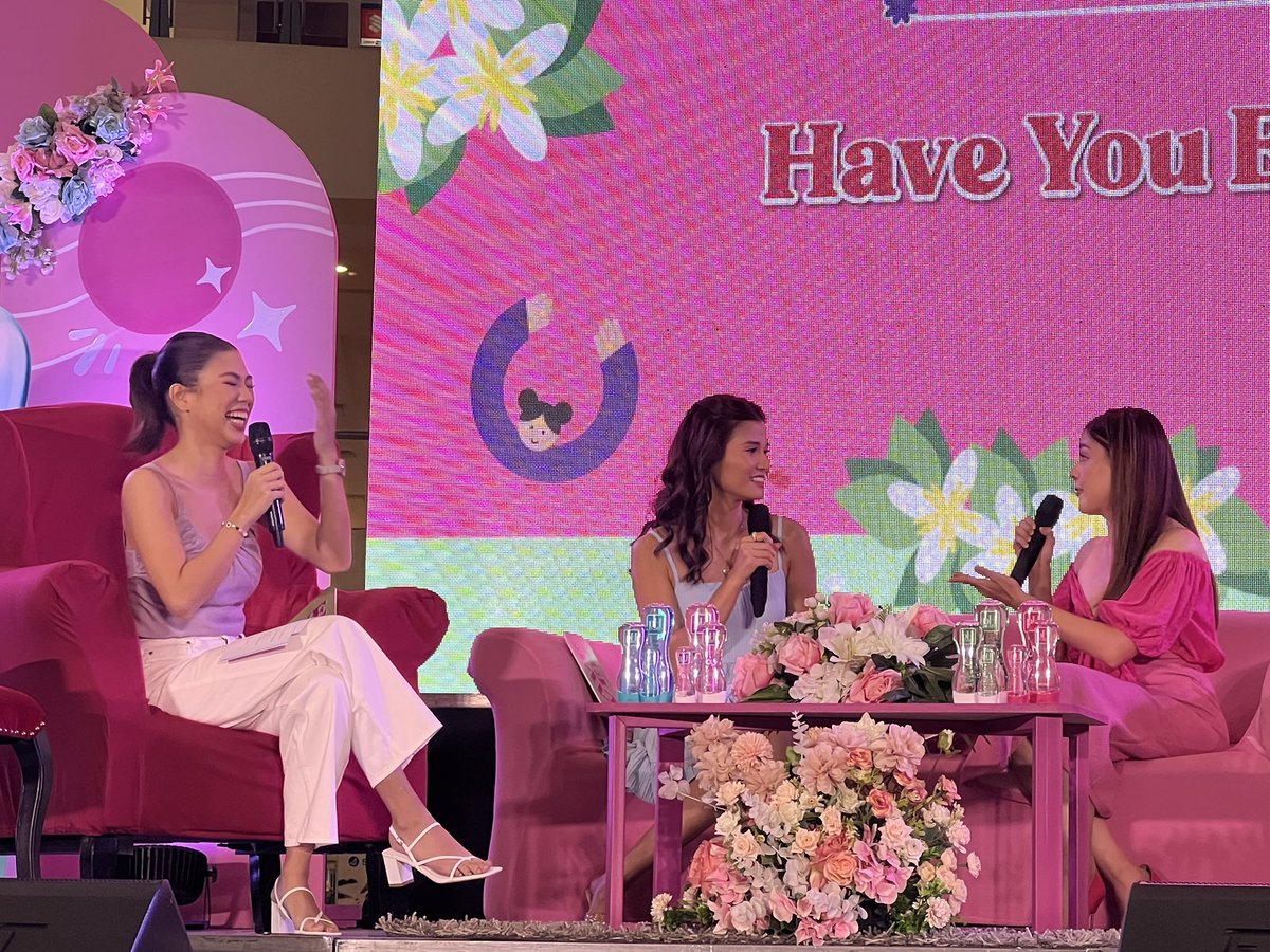 tribunephl_pau's tweet photo. In photo (from left) host and vlogger Janina Vela, former flight attendant Jen Barangan and actress Shaira Diaz. 

#ShareTheCare @tribunephl @TribuneLife https://t.co/kas4bz0Qh1