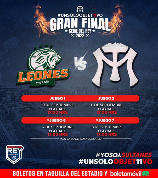 ¿Cuándo juega Sultanes vs Leones