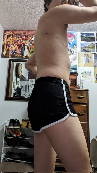 Sooo I bought the shorts.. I think they make me look pretty hot #nsfw #nsfwtwt #nsfwtw #shorts #nude<a href="/tag/selfie"class="tags"><span>#selfie</span></a><a href="/tag/hot"class="tags"><span>#hot</span></a><a href="/tag/shorts"class="tags"><span>#shorts</span></a><a href="/tag/nude"class="tags"><span>#nude</span></a><a href="/tag/nsfw"class="tags"><span>#nsfw</span></a><a href="/tag/trans"class="tags"><span>#trans</span></a><a href="/tag/ftm"class="tags"><span>#ftm</span></a><a href="/tag/transman"class="tags"><span>#transman</span></a>