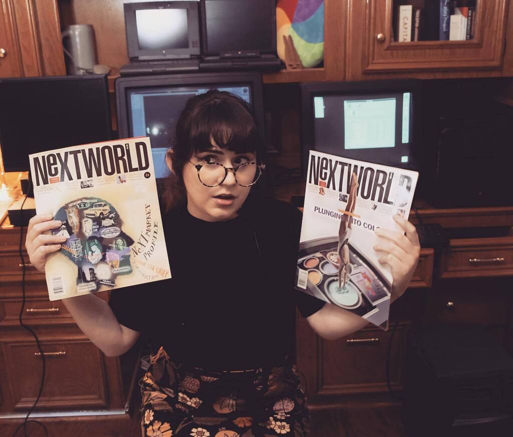 maccyandme's tweet image. NeXT World! 🌎 Hey, it could happen! #nextworld #nextcomputer #apple #retrocomputer instagr.am/p/CiRZxiPOP7W/