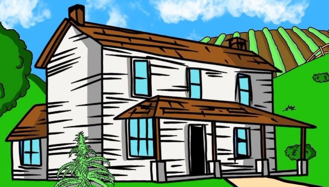 "A barn?"
"Is it red?"
"No"
"Then it's not a barn!"
#StonerTown #DudeWheresMyCar 
More Tings Coming Soon💨