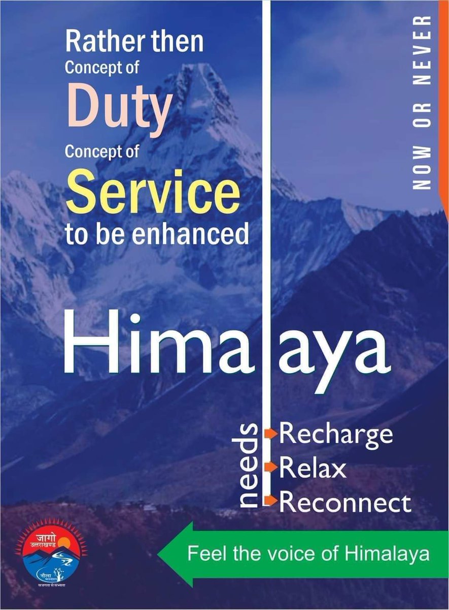 There is a rising need to acknowledge the significance as well as the fragility of Himalayas!( Our Crown 👑) 
9 September 2022- Himalaya Day
