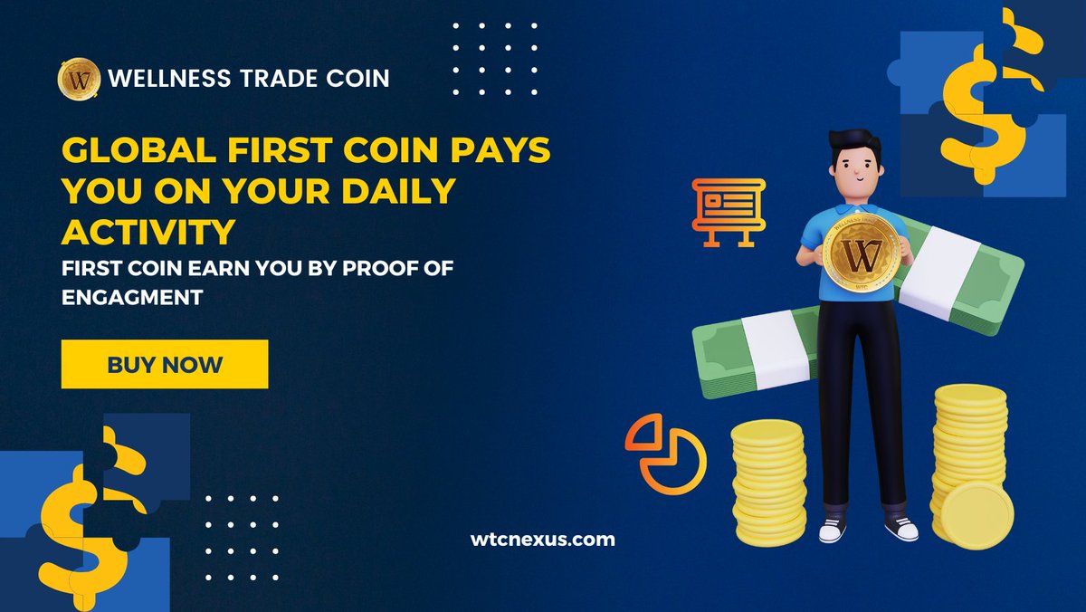 wtctwitt's tweet photo. Be healthy be wealthy 
Buy Wellness Trade Coin 
https://t.co/Ke5Kefe1WL
#น้ําท่วม https://t.co/g22vm54Q5j