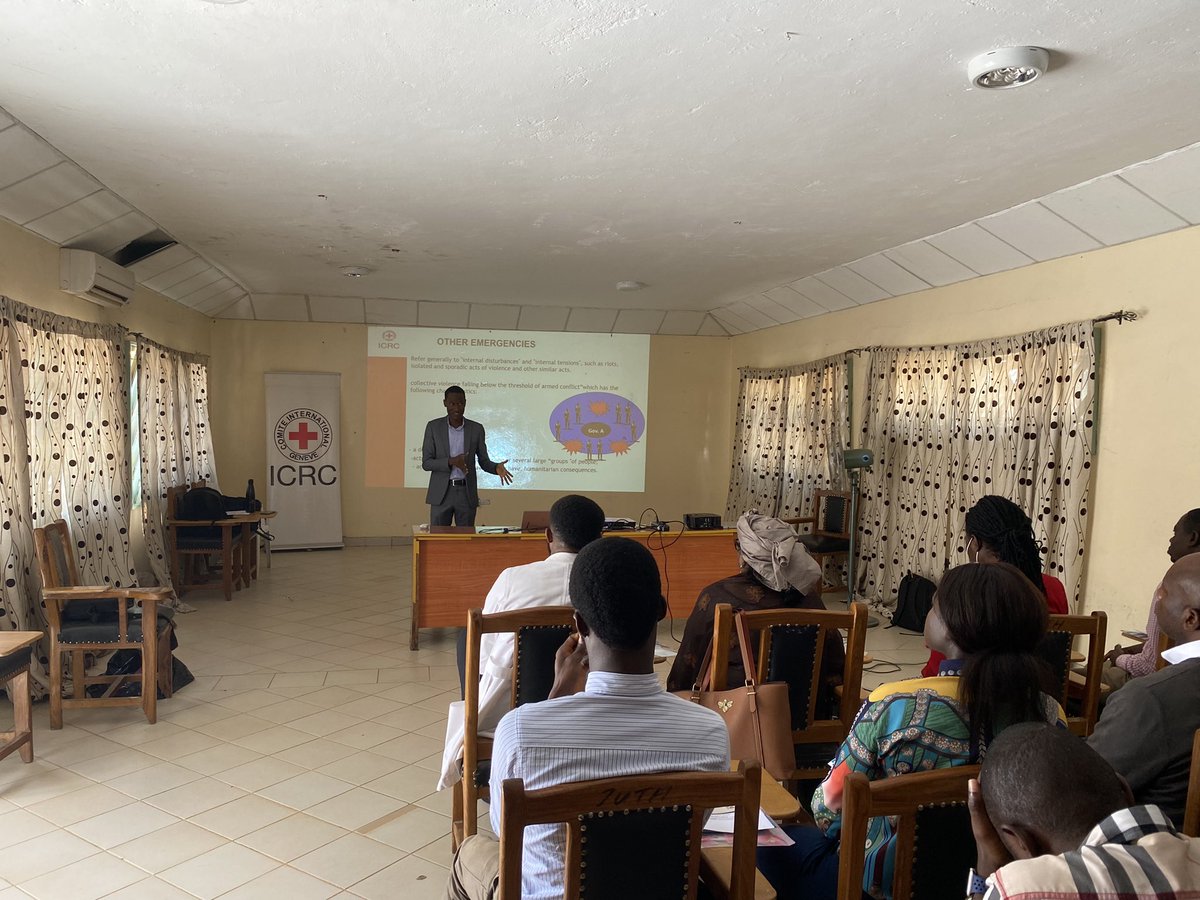 In Jos, Nigeria today to speak with health care workers on the #protectionofhealthcare, at the Jos University Teaching Hospital - holding a workshop to integrate a module on #HCiD into the curriculum and hearing their experiences of violence against healthcare  
<a href="/ICRC_Nigeria/">ICRC in Nigeria</a>