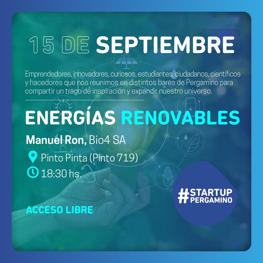 franpugno's tweet photo. Todos invitados a un nuevo encuentro de #drinksandlinks de #StartupPergamino!! (y de paso que puedan agendar proximos eventos 😉) https://t.co/X6zCMr5EyB