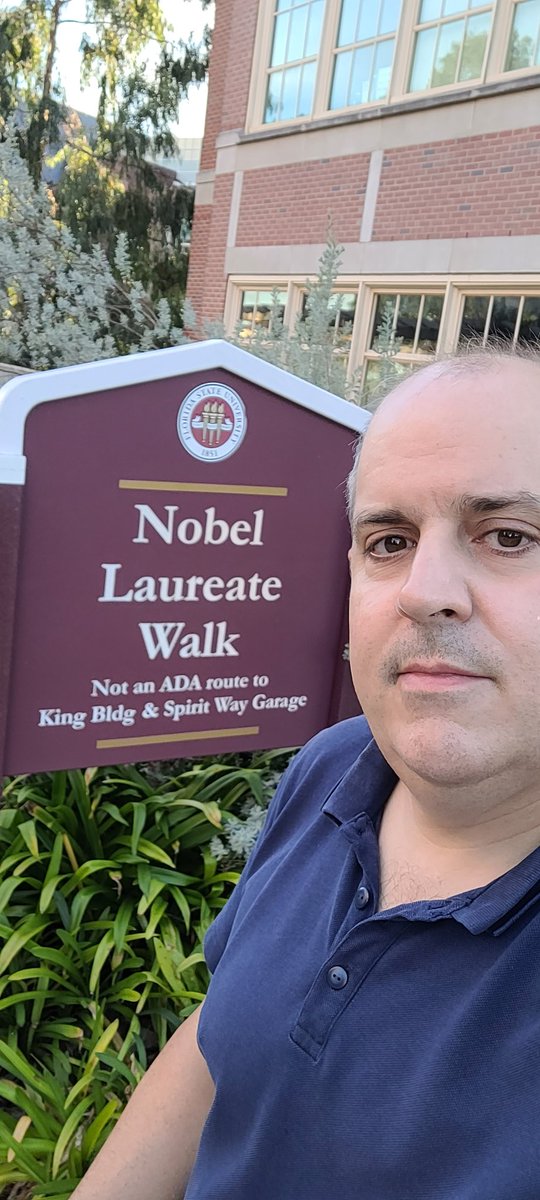 Having a nice walk with <a href="/CSchmert/">Christie Schmertz</a> on the campus of <a href="/floridastate/">Florida State University</a>