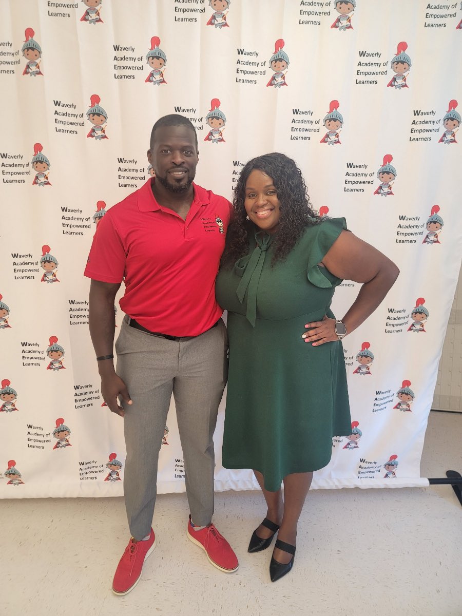 kolayokunjr's tweet photo. I’ve always dreamt it, but today I actually lived it. Founding Principal of my own school #WAELs. To everyone who believed and supported me… thank you. To my amazing staff in red, #LetsGetItStarted time to#LearnLiveLoveLead. Thank you momma 🐻!!! #para2principal https://t.co/BdKJcqCGWW