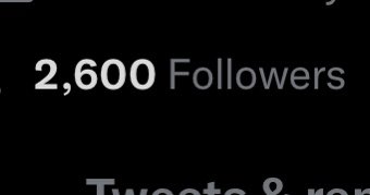 Ah apparently I missed the exact mark, but thanks for 2500+ followers gang x
