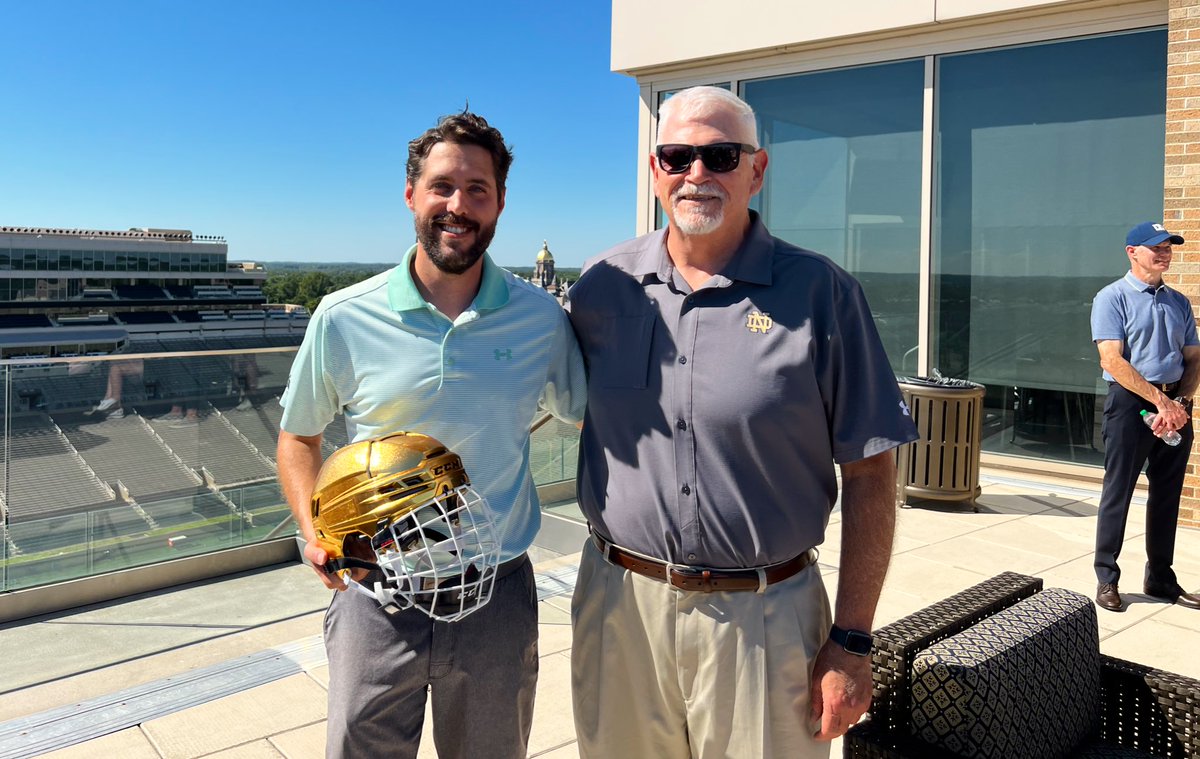 dancolleran's tweet photo. Second stint at ND ✅

We had an amazing last 7 years working w/ the Irish &amp; watching our family grow

Now, onto to the next adventure … 
#Flagship🚩 https://t.co/MogLz9DFvc