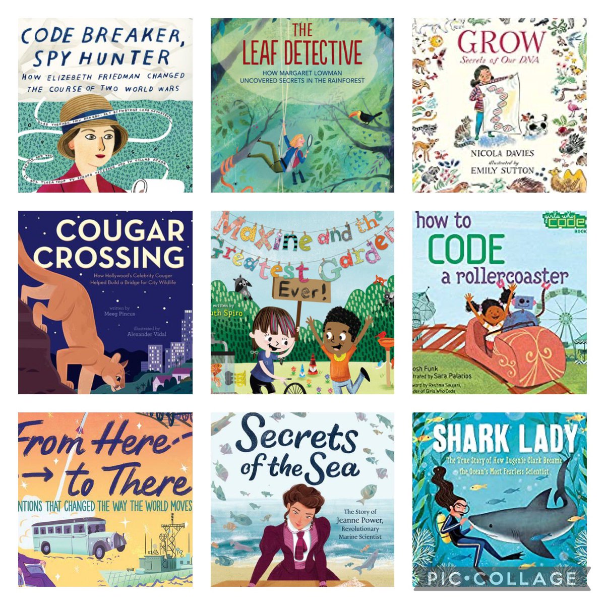 In celebration of #InternationalLiteracyDay - here are some of my favorite #STEM titles! Make sure you check our their amazing work 📚❤️ Authors are tagged in the photo + <a href="/RuthSpiro/">Ruth Spiro</a> + Meeg Pincus who isn’t on Twitter, but check out her website! #BookLover #LiteracyMatters