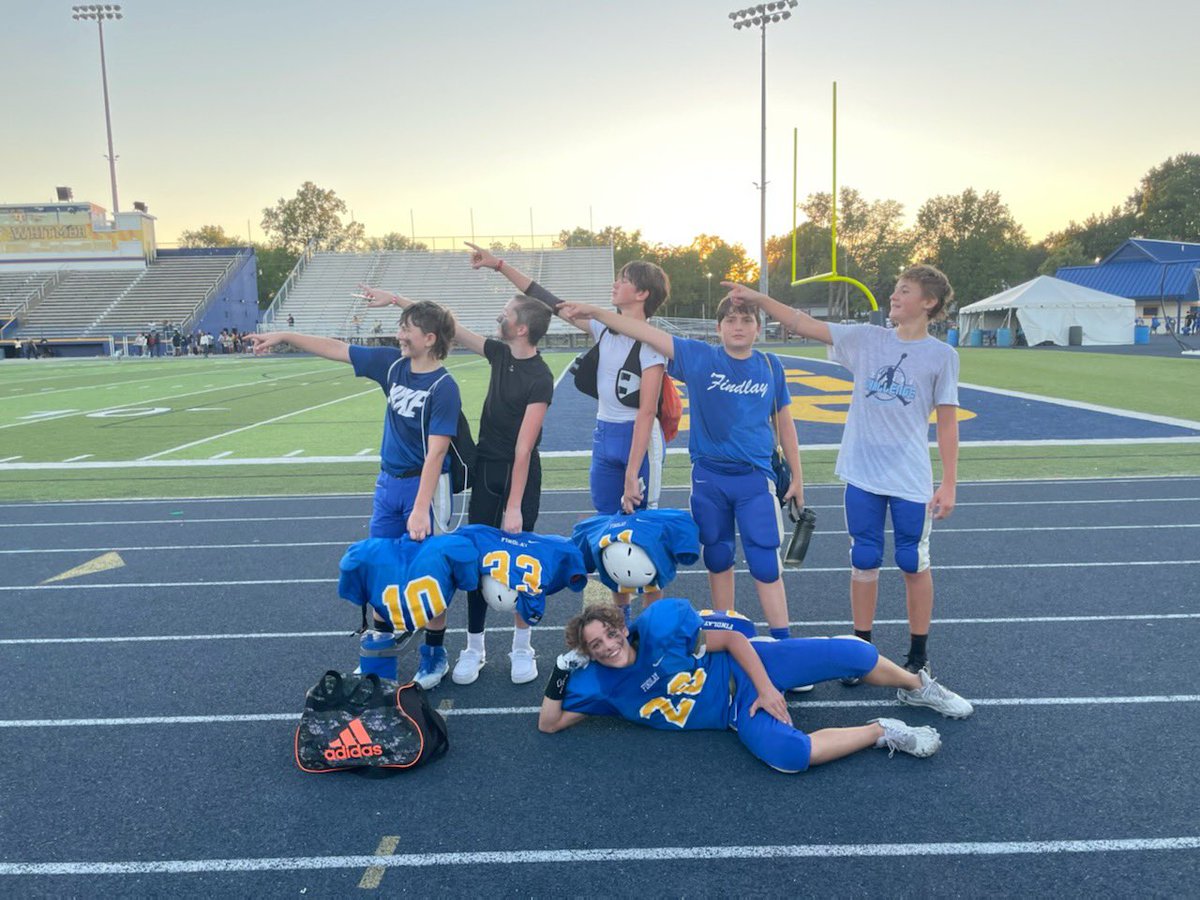 DonnellMiddle's tweet photo. Congrats to the Donnell 7th grade football team with the 8-2 victory over The Washington Panthers!! Well done boys!!! #TrojanTrue #DonnellPride @FCSTrojans @FHSAthletic @FootballFindlay ππ₯ππ₯ππ₯π https://t.co/k5B3LgqUOK