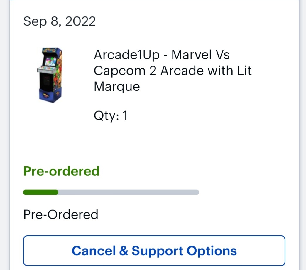 Malckie92's tweet image. Already got my preorder on time thanks to @BestBuy!!!!
#MVC2FREED @arcade1up #MarvelvsCapcom2