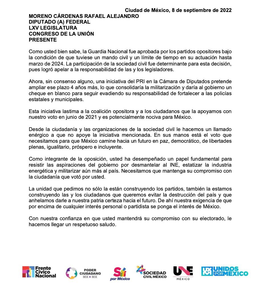 Sociedad Civil México tweet media