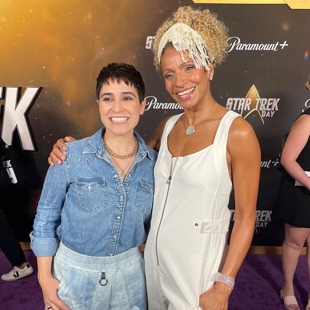 StarTrekOnPPlus's tweet photo. Thank you to everyone who joined us for #StarTrekDay! Today was packed with first-looks, celebrity guests, cosplayers, and more! What was your favorite moment from today's event? https://t.co/7362AD3zIO