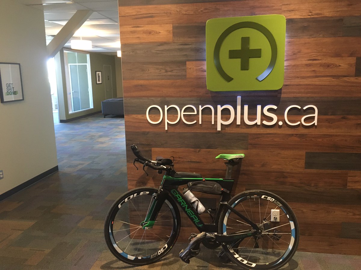j_brockbank's tweet photo. Interesting day today, apparently missed seeing a bear on the path biking into work - heard some major sticks breaking in the woods near where it was spotted. 😳 Biked my first 100km ride on the new bike and went to the office for the first time in 2.5yrs. Plus my bike matches!!! https://t.co/anKP2Oxy6x