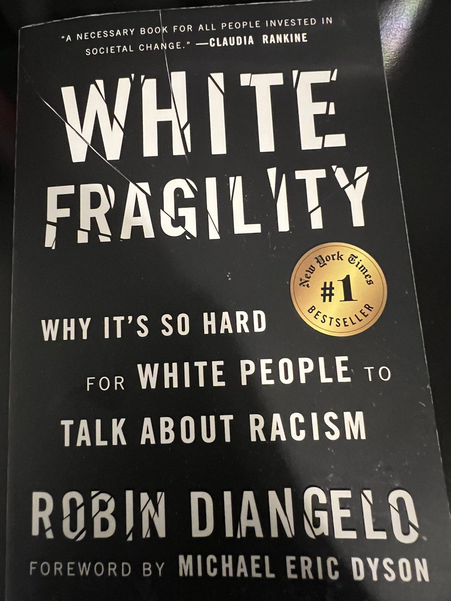RyanG4justice's tweet photo. Sometimes it’s a good thing to reread a book! #whitefragility #racism #WhiteSupremacy #BlackLivesMatter https://t.co/a843s3eznq