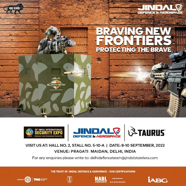 DefenseLrca's tweet photo. Taurus e Jindal participam juntas da India International Security Expo 2022
#TaurusArmas #tasa4 #TaurusUSA #JindalDefence #JointVenture #antifrágil #IndiaInternationalSecurityExpo
https://t.co/NQV0eho51K https://t.co/evxtyikFUT