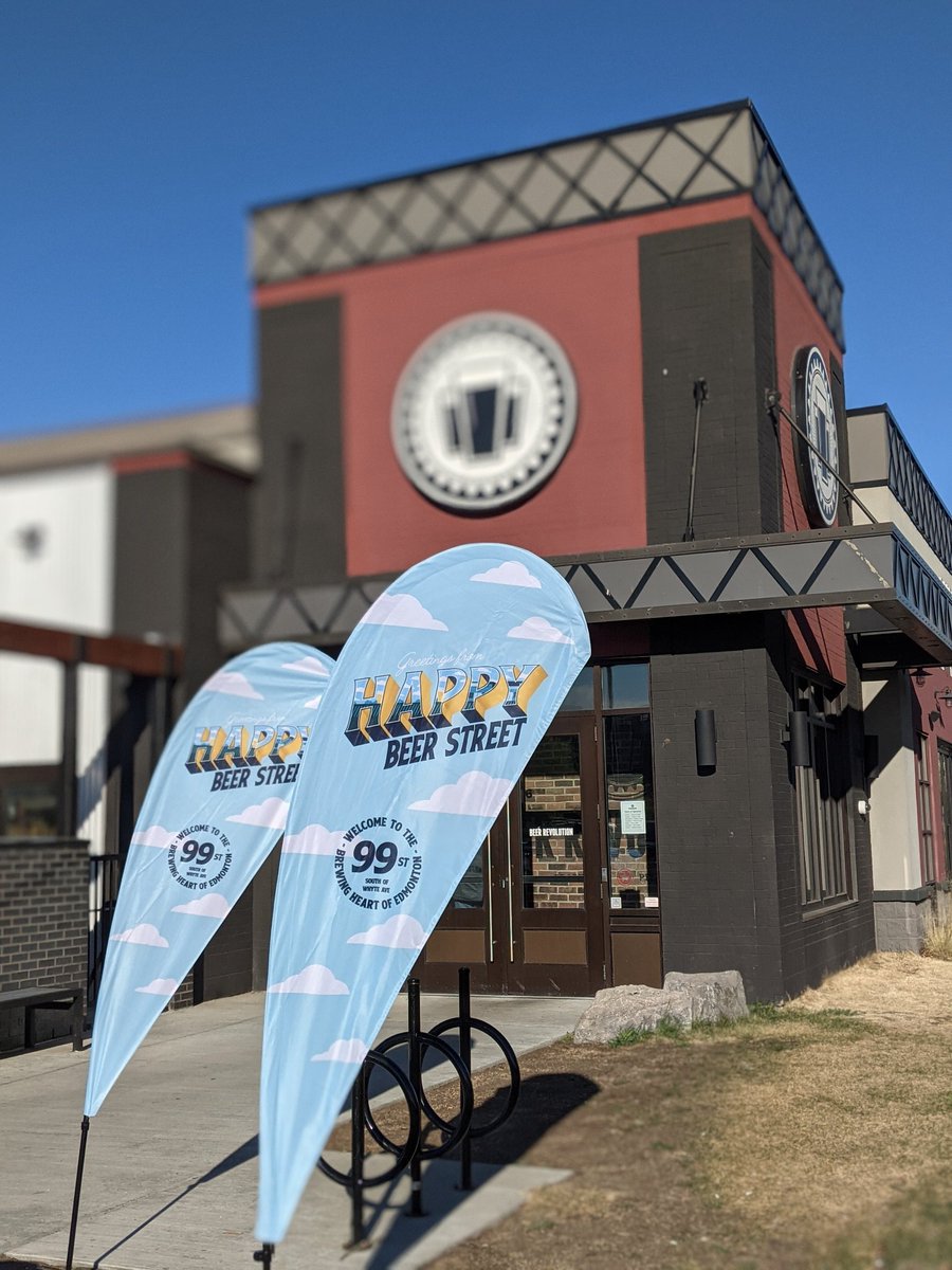 Hey!

It's beer!

Traverse the entirety of Happy Beer St w/o getting off your arse

8 brewery tapeth takeover for yee @RevolutionYEG