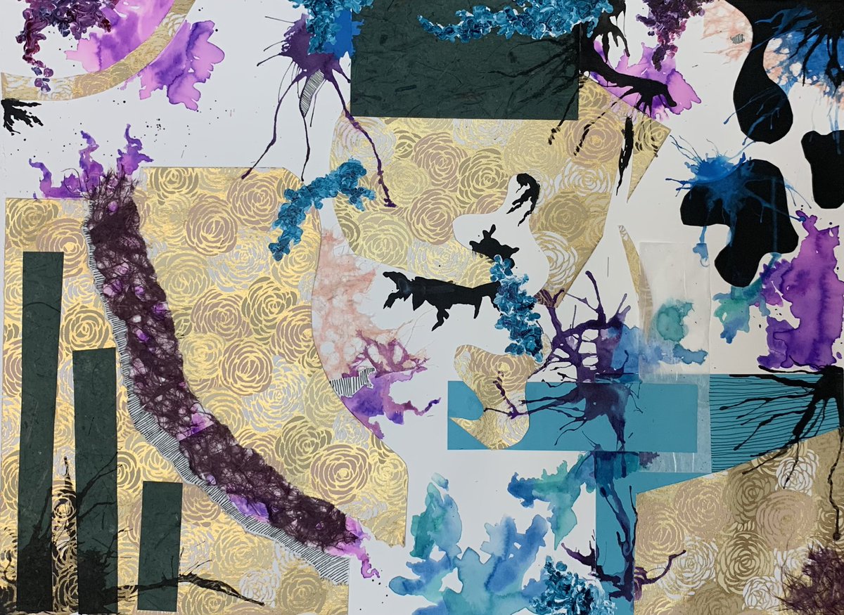 MMAVART's tweet photo. Love how invested Sha’bria gets into her artwork. Even now she’s still planning what she’ll add after the project is finished @MilfordMillAcad https://t.co/IkTiEX6p7i