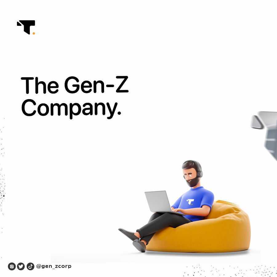 gen_zcorp's tweet photo. A company made for Gen-Z, by Gen-Z, with Gen-Z
#GenZ #GenZempowerment https://t.co/oFV5MDD0Xs