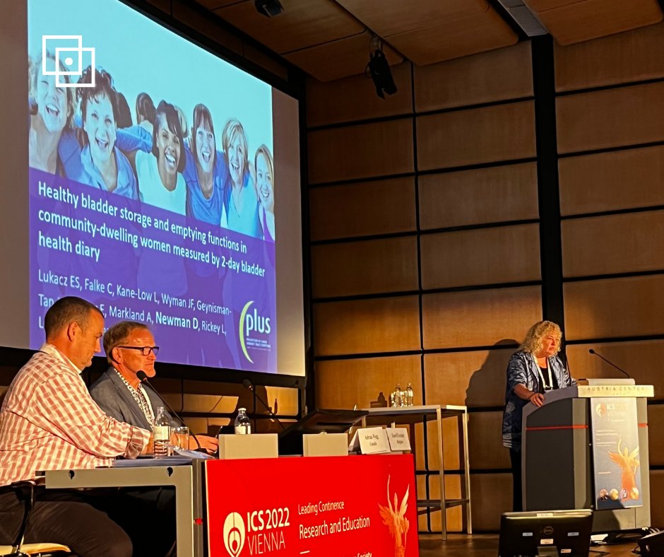PlusConsortium's tweet photo. Podium presentation by @DrDianeNewman on behalf of @PlusConsortium
at #ICS2022 in Vienna https://t.co/iEWhhWcsZ5
#Healthybladder storage and emptying
functions in community-dwelling women using a novel 2-day bladder health diary. https://t.co/LJ8MKK7Jvx