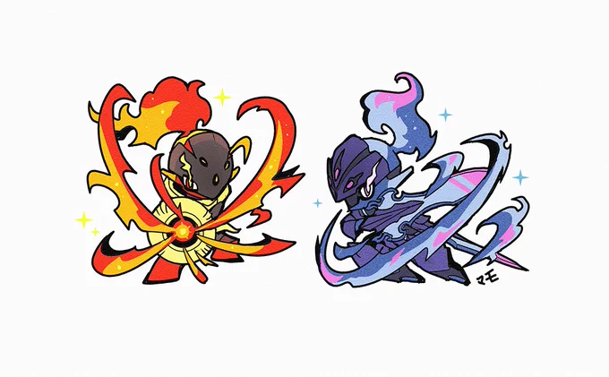 Armarouge &amp; Ceruledge  