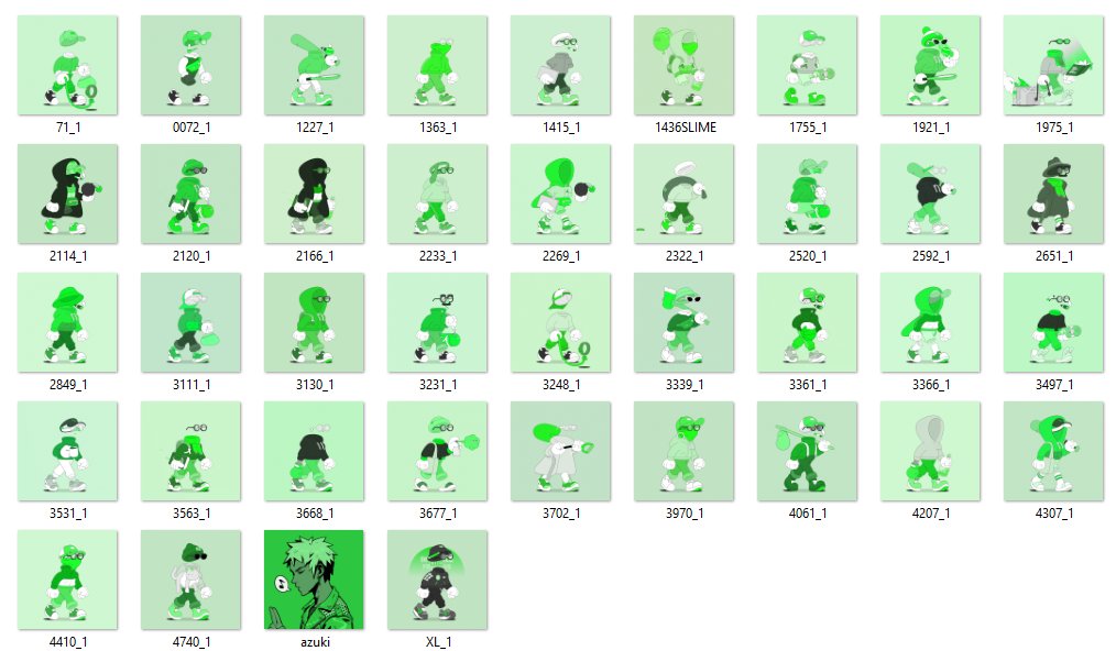 A few hours later 😅💚#SlimeGang is growing 😍🔥

If you can't download the GIF and you need it, send me a DM with your email and IF ID 💚

<a href="/InvsbleFriends/">Invisible Friends</a> <a href="/garbagefriends/">Garbage Friends ♻️</a> <a href="/MotionMarkus/">Markus Magnusson 🤝</a>