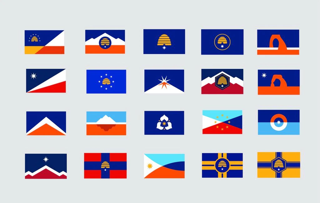 JayMcfarland's tweet photo. Have you seen the proposed Utah flag designs? Do you have a favorite? 

The public is invited to give input! 
Go here: https://t.co/7AeSjnygMU

#UtahFlag #StateFlag #Utah #JayMacforCongress https://t.co/L3riCZOSxr