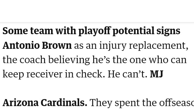 Bruce_Petz's tweet photo. This prediction about this year's NFL season (regarding Antonio Brown) is so plausible, it's not even funny. https://t.co/aKxooQoys6