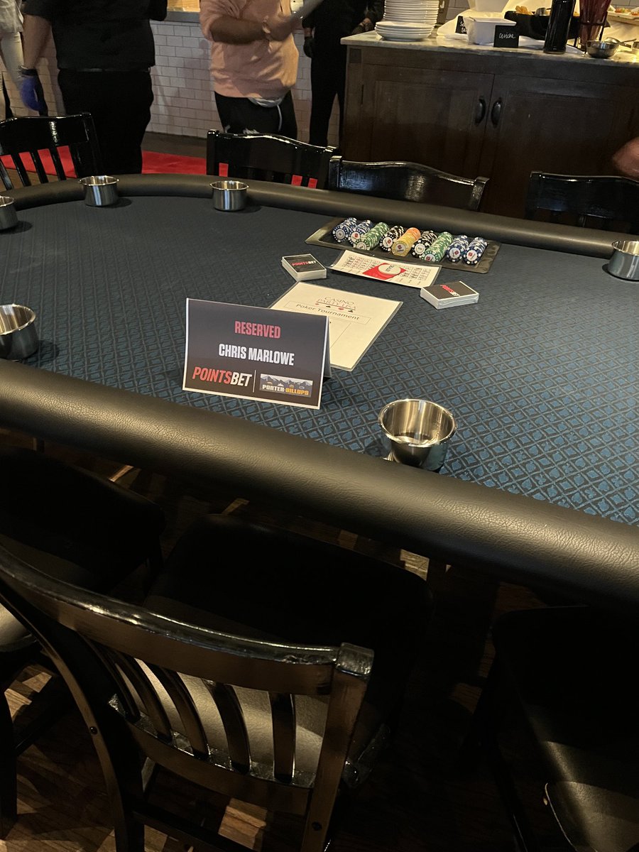 ChrisMarlowe's tweet image. At the Porter/Billups charity poker tournament tonight! Hoping to clean up on aisle five! โฆ@AltitudeTVโฉ ๐