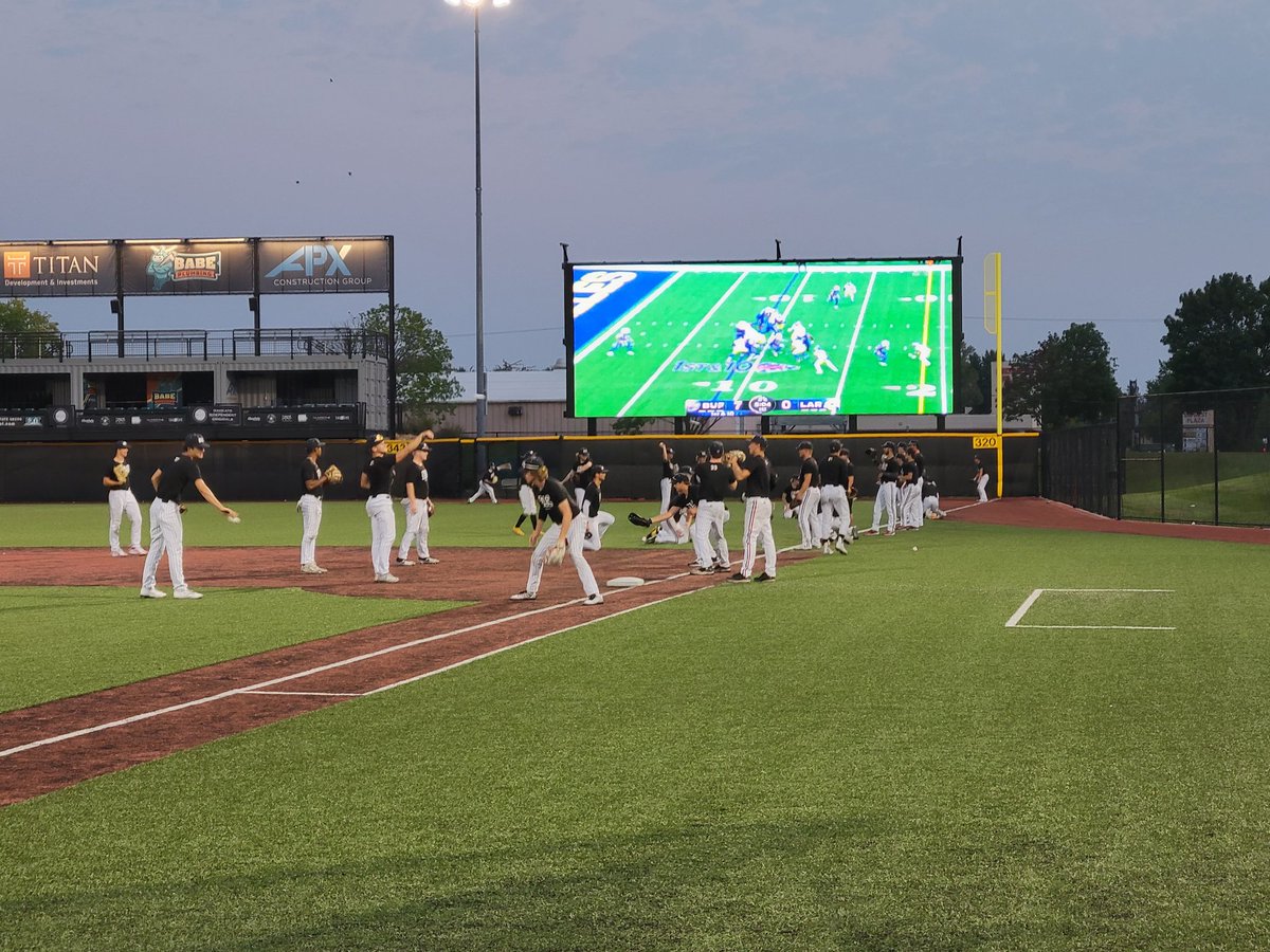 BLC practice and opening night NFL, doesn't get any better!