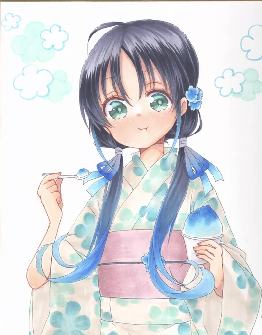 細すぎるのはアナログだと時間めちゃくちゃかかるので、簡単な模様ばかりですが 