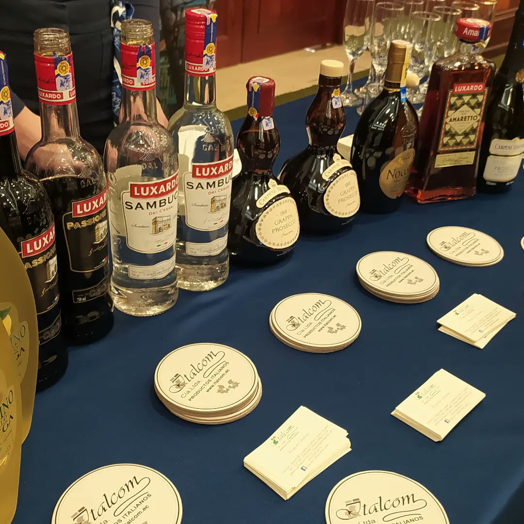 ecuaitalia's tweet photo. Gracias #Italcom por la degustación de licores italianos ofrecida a los asociados.
@jliturralde2 @BuggattiEcuador @guidoflavio @JCCassinelli @VitoMunoz4 @_jorgegarcial @jorgevillacrese https://t.co/JKrcJ1O4WS