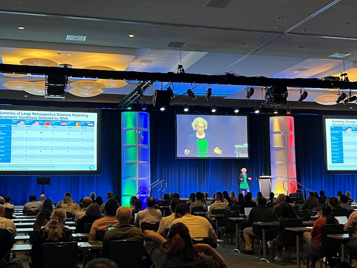 agbt's tweet photo. Precision Health: @DianaBianchiMD from @NICHD_NIH discusses prenatal precision medicine and why time is a key for mom and baby at @AGBT Precision Health 2022. #AGBTPH https://t.co/sj6RuWMDTP