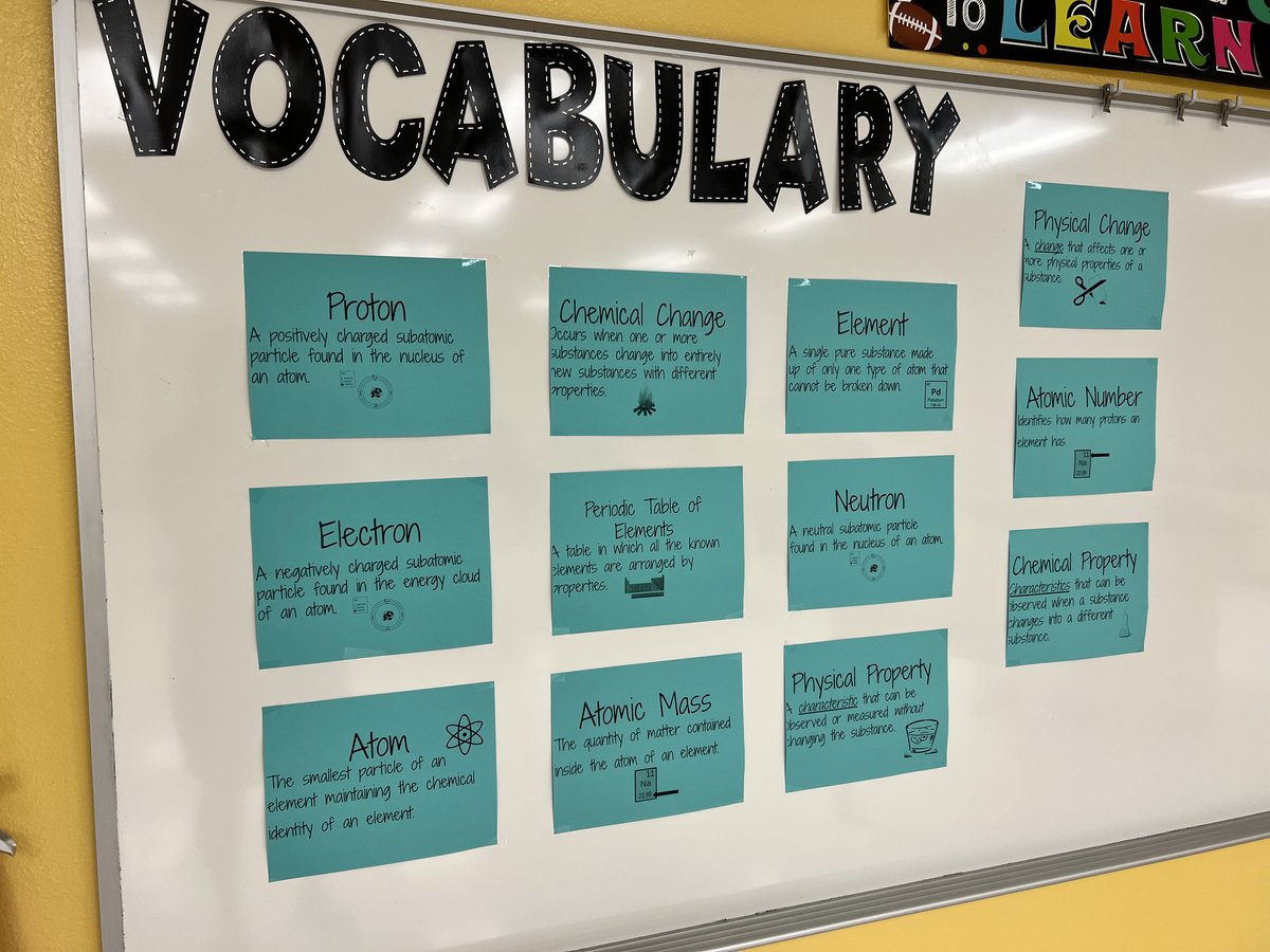 MECHS_Principal's tweet photo. Word walls and foldable study guides are just a few examples that 7th grade Science use to help grow students! #chmsgrowingstudents https://t.co/cnhl9qIxEN