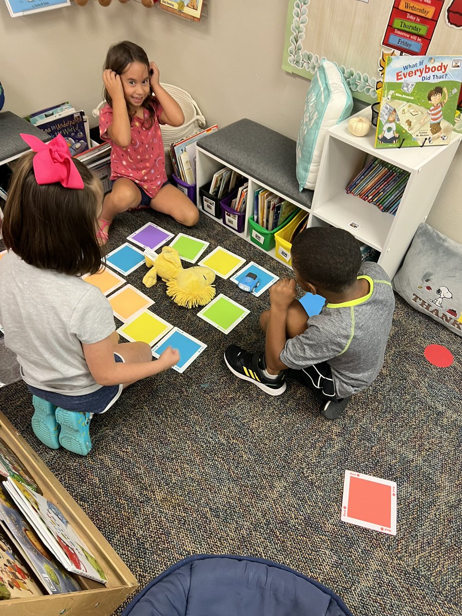 Miss__Lebo's tweet photo. @mrssmith_cle visited our class today and taught us all about @SpheroEdu indi cars! Students had a blast working together to code a path around a stuffed animal for their car to travel! #BeTheDifferrnce #WeAreStrongsville https://t.co/OlVuQdB2bW