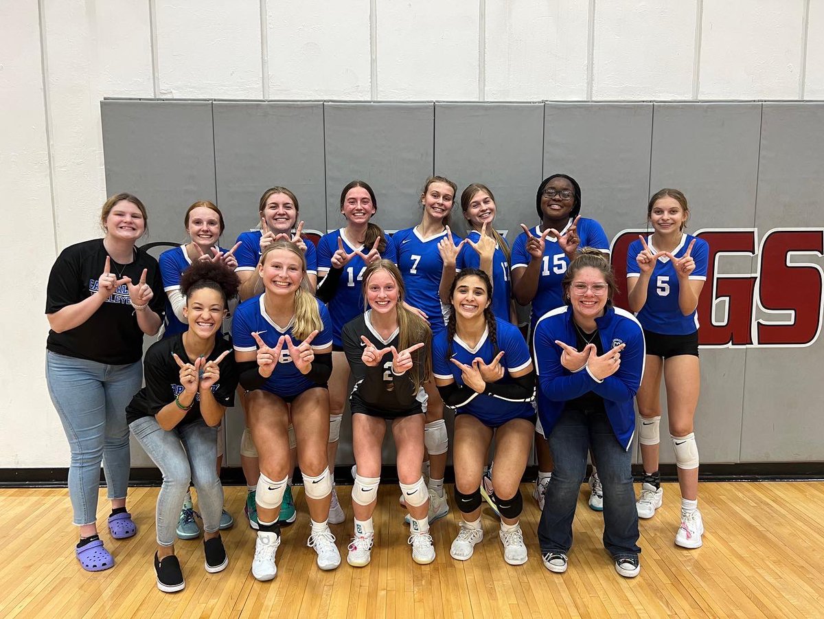 CapCityCavsVB's tweet photo. That’s a sweep for your Lady Cavaliers!! Way to take control and win in 3 Varsity! #ALLOUT #CC4L 💙🏐 https://t.co/cvRzsmmHLx