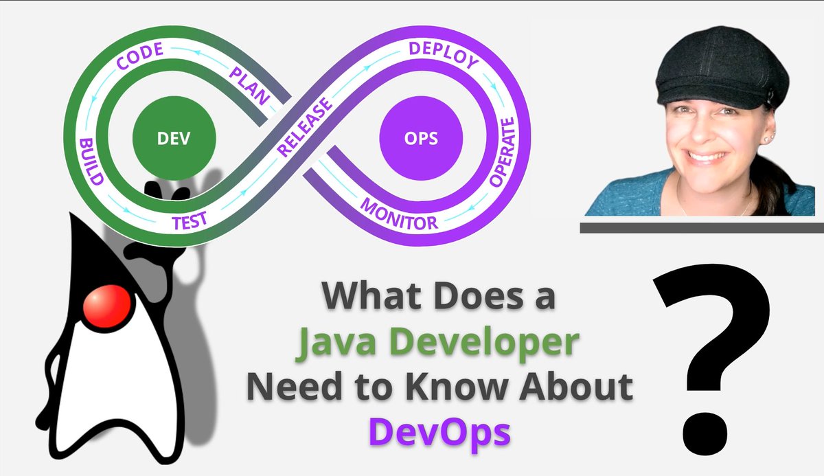 mraible's tweet photo. What does a Java developer need to know about DevOps?
@melissajmckay will answer this question and more at next week's @denverjug / @boulderjug meetup!
Watch it on YouTube: https://t.co/49LIsZSzEt
#java #devops #denverjug #boulderjug https://t.co/8icRLfW9yL
