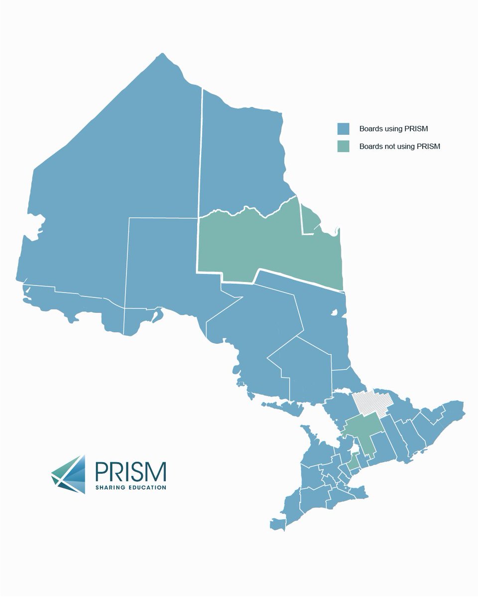 thePRISMSIS's tweet photo. Did you know over 50 School Boards across Ontario use PRISM for eLearning management? https://t.co/23h0yt9tML