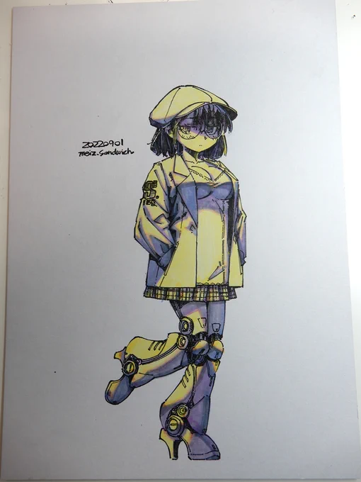 ハイライトと色影。 