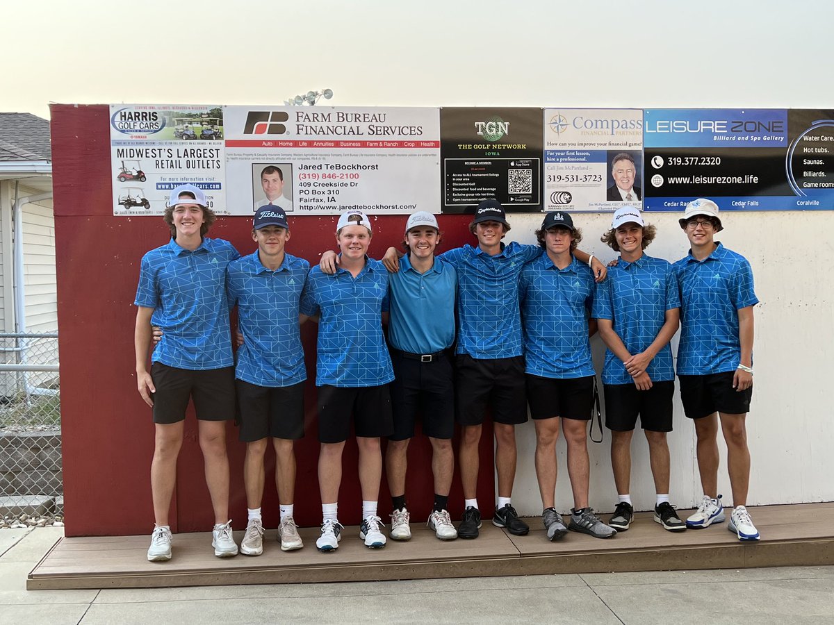 Today the J-Hawks shot 139 at Airport led by Landon Augustine 32, Logan Miller 34, Logan Boll 36 and Adam Panoch 37. Logan Augustine, Jake Strain, Ben Goudy, and Zac Henderson also shot 38, 39, and 42s.