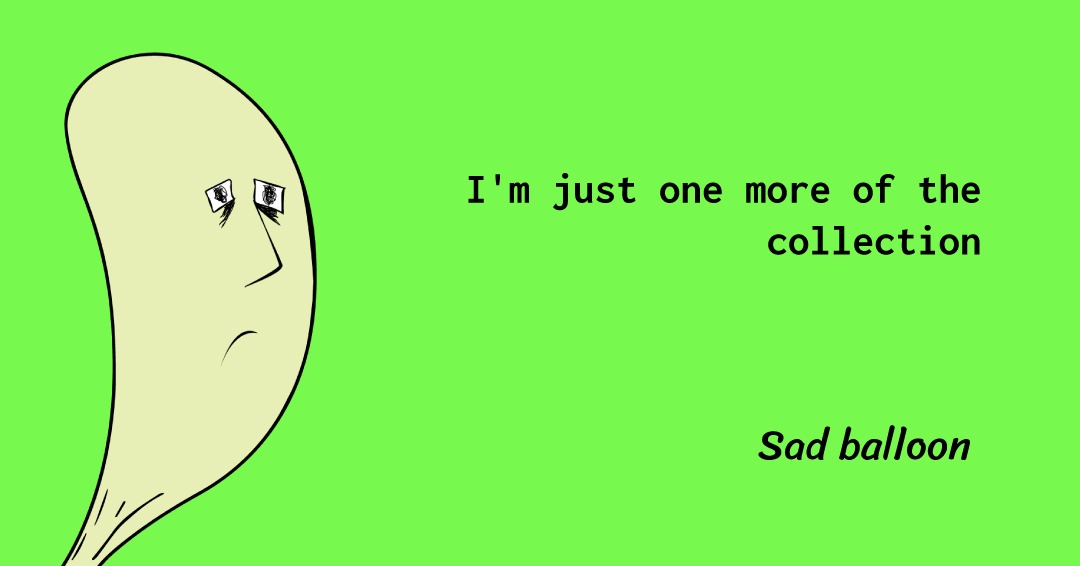 SadBalloon_'s tweet photo. I guess I'm special.🎈
.
.
#sadballoonfactory🎈 #sadballoon #NFTs #blockchain https://t.co/uaLQwpElH3
