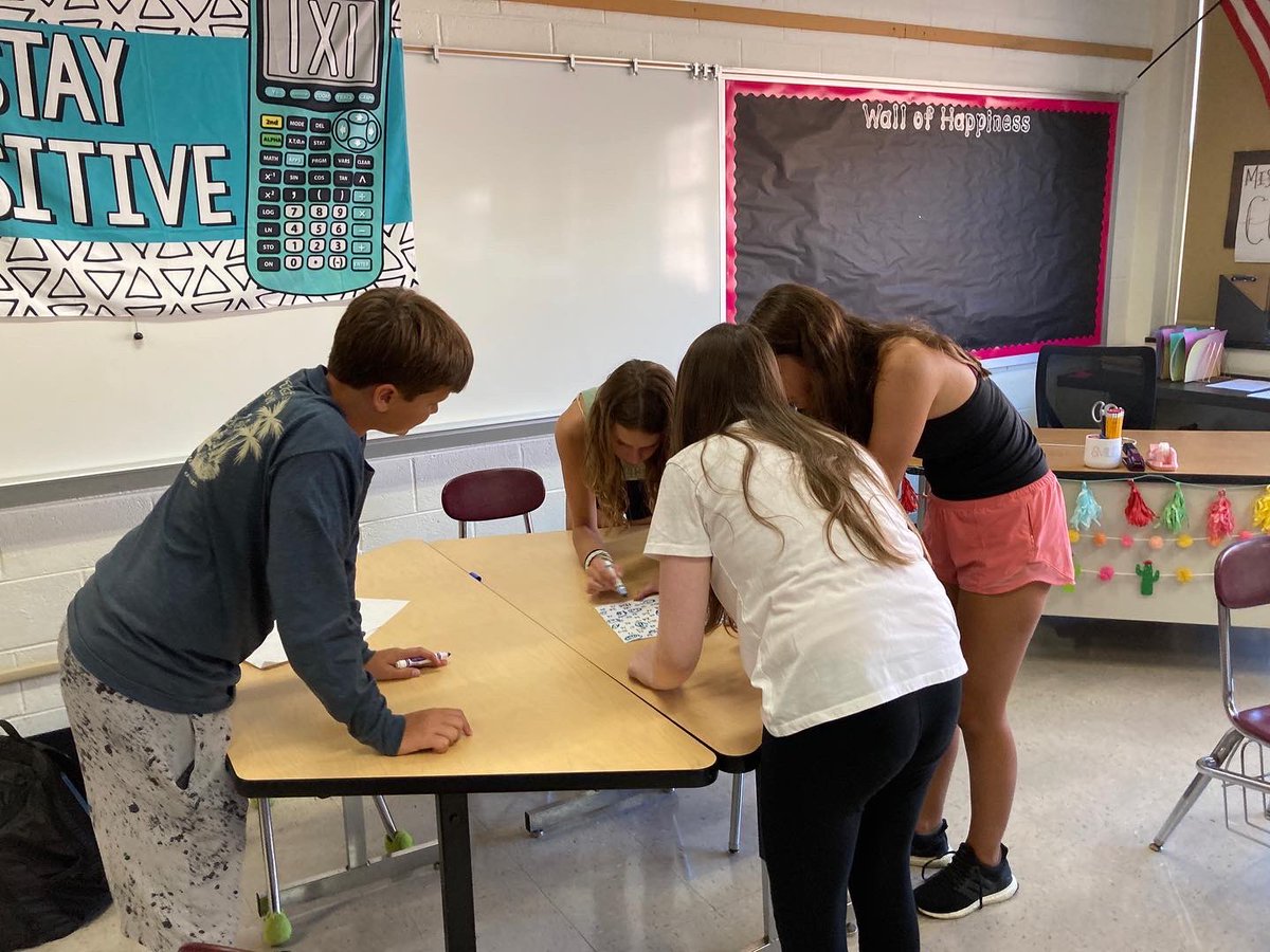 MsGralish's tweet photo. What does good group work look like and sound like? Students worked in small groups to find as many numbers from 1-100 as possible in a series of timed challenges. They were focused, respectful of each other, and motivated to continually improve their scores. Nicely done! ✏️🧠 https://t.co/aIMuCxdZs5