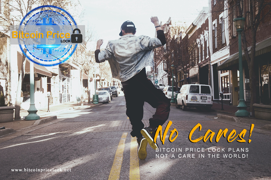 No Cares. Bitcoin Price Lock Plans, Cryptocurrency Insurance, Protects Cryptocurrency in your own wallet. Pays you if the price goes down or loss from theft or hacking.

#bitcoinpricelock #bitcoin #ethereum # cryptoinsurance #insurance #crypto #btc #eth #investment