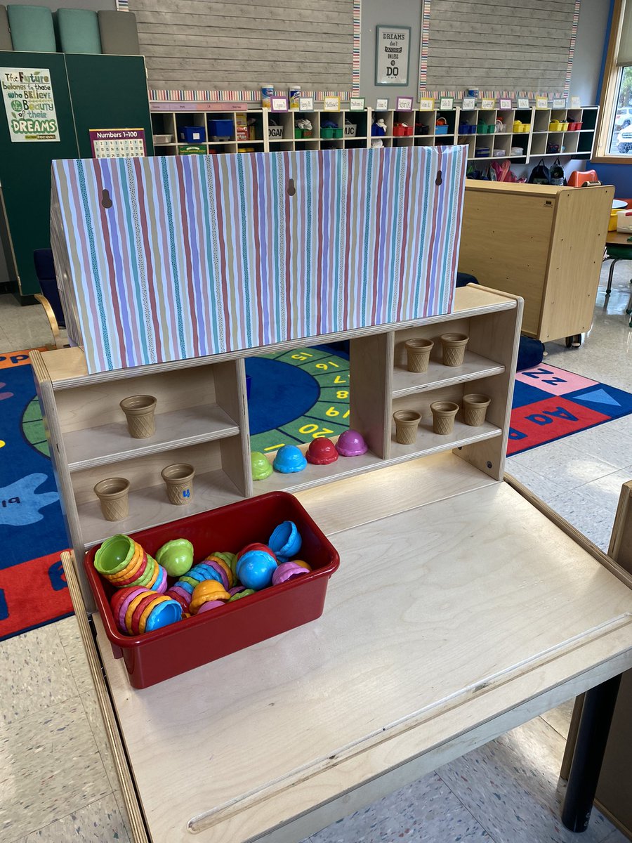 CBAWestChester's tweet photo. Order up! PreK is practicing counting with scoops and money! #onlyatcba #wecancount #prekeducation #yummyicecream https://t.co/NK2ch2WUGy