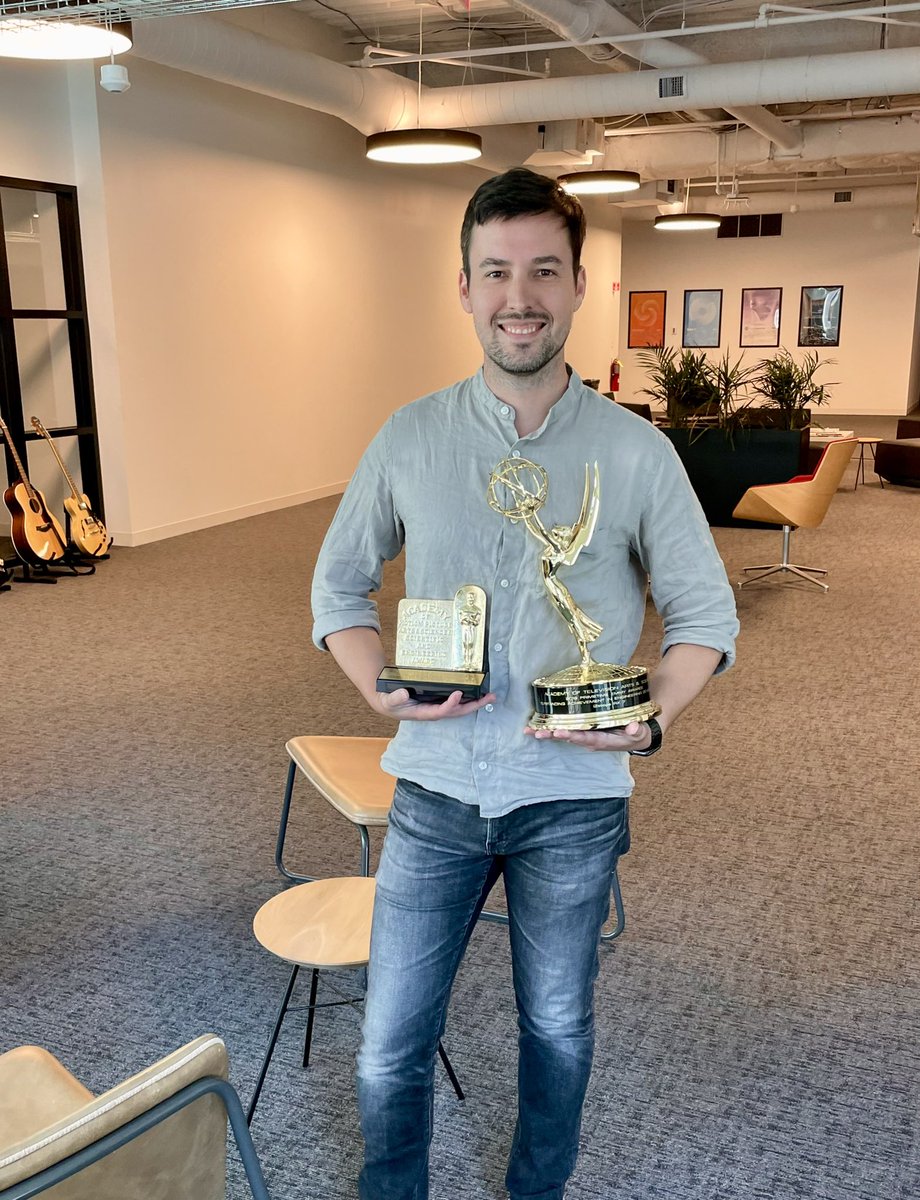 evanallen's tweet photo. 8.5 years, an Emmy, and an Academy award later, today was my last day at @izotopeinc. It’s been an amazing ride with some truly brilliant and incredible people and I can’t wait to see what the team does next. ❤️ https://t.co/VmArJGIGdU