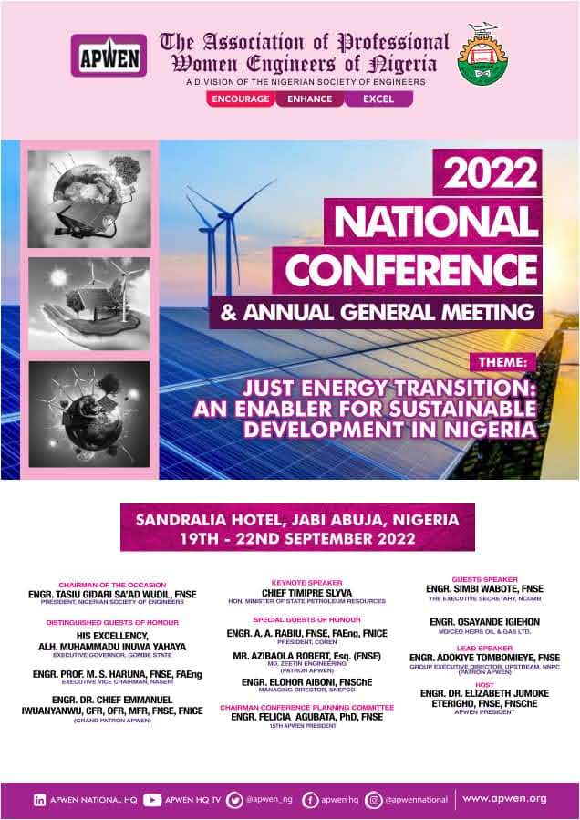 ASSOCIATION OF PROFESSIONAL WOMEN ENGINEERS OF NIG tweet media